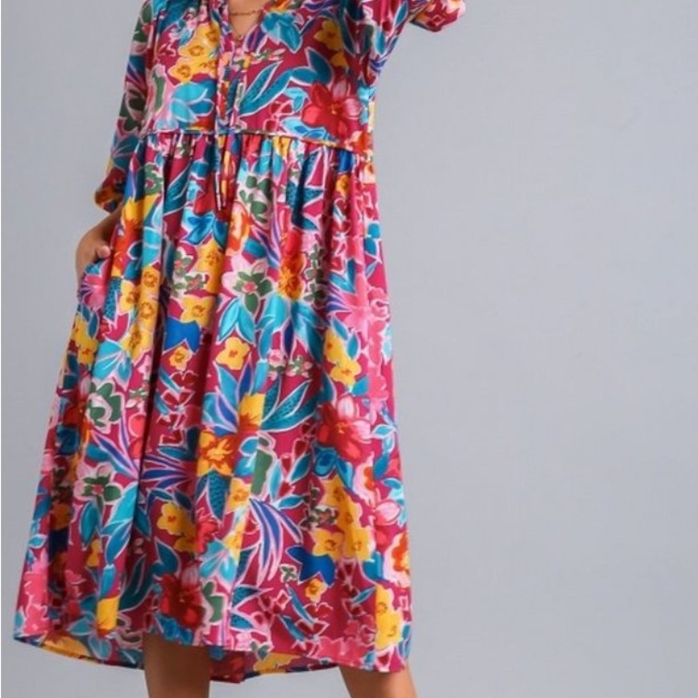 Umgee floral dress